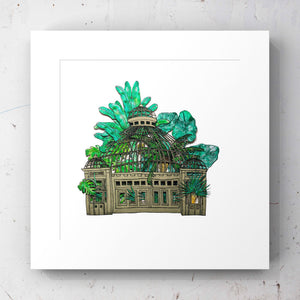 Allan Gardens Greenhouse (Green) - ART PRINT