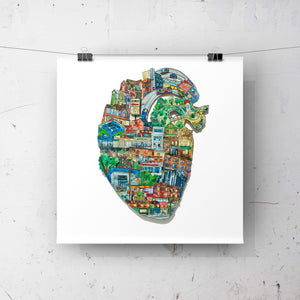 The Leslieville Heart - ART PRINT