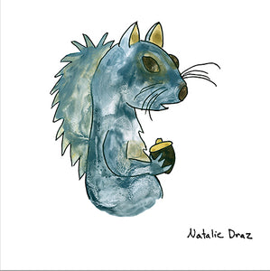 Grey Squirrel - ART PRINT